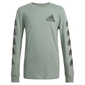 adidas Boys Long Sleeve Meltdown Tee Shirt